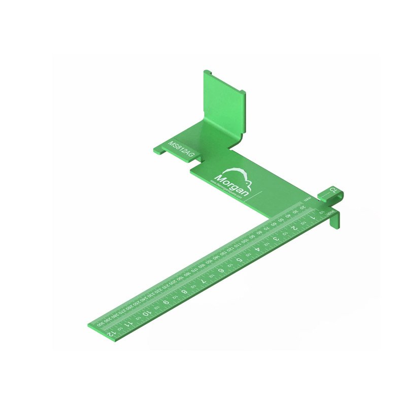 Morgan Square - 8" x 12" - Aluminum - Green